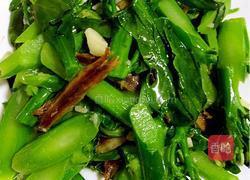 芥兰炒方鱼的做法图解7
