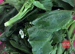 芥兰炒方鱼的做法图解2