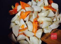 胡萝卜炒芋艿的做法图解6
