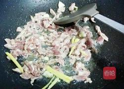 萝卜芥菜丝炒肉的做法图解3