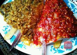 双拼剁椒鱼头的做法图解7