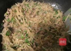 萝卜丝肉末的做法图解4