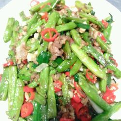肉沫干煸四季豆的做法[图]