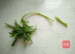 泥蒿炒腊肉的做法图解2