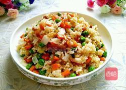 腊味炒饭的做法图解12