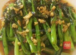 蒜蓉油菜花的做法图解5