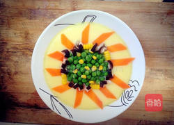 彩色鸡蛋羹的做法图解4