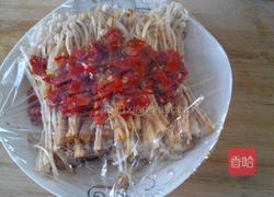 剁椒金针菇的做法图解4