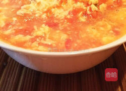 蛋花番茄浓汤(无油无糖版)的做法图解7