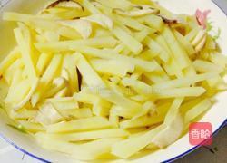 蔬菜炒粉干的做法图解2