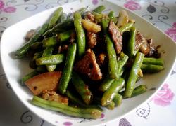 四季豆烧猪肉