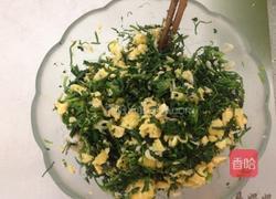 荠菜鸡蛋发面饼的做法图解5