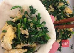 荠菜鸡蛋发面饼的做法图解6