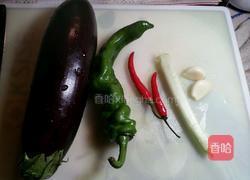 肉沫炒茄条的做法图解1