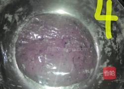 紫薯刺猬馒头的做法图解4