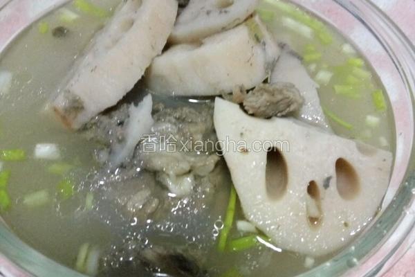 莲藕排骨汤