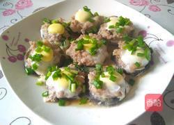 猪肉鹌鹑蛋酿香菇的做法图解13
