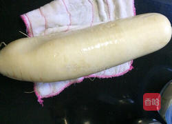 香辣腌萝卜皮的做法图解1