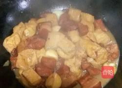 红烧肉炖豆泡的做法图解12