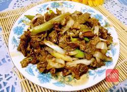 大葱爆牛肉的做法图解8
