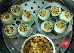 五彩咸蛋糯米的做法图解7
