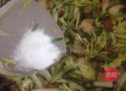荞头包菜饭的做法图解12