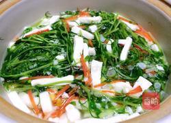 清清白白——豌豆苗豆腐汤的做法图解7