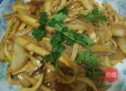 肉丝炒杏鲍菇的做法图解9