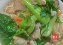 青菜面的做法图解7