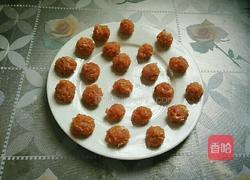 娃娃菜丸子汤的做法图解3