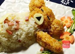 考拉手工造型饭团的做法图解13