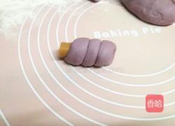 紫薯火腿肠花卷的做法图解11