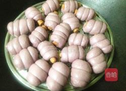 紫薯火腿肠花卷的做法图解14