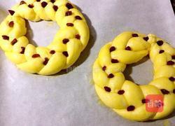 圣诞花环面包的做法图解16