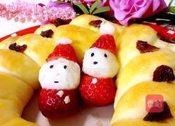 圣诞花环面包的做法图解21