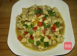 彩椒鸡丁的做法图解6