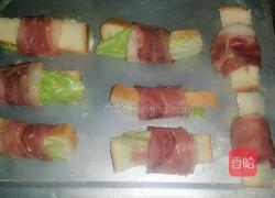 培根生菜烤面包的做法图解4