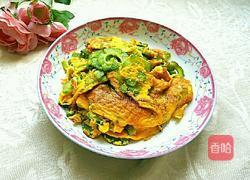 苦瓜煎蛋的做法图解11