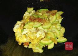 番茄角瓜炒鸡蛋的做法图解4