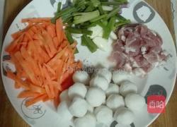 龙口粉丝炒肉丸子的做法图解4