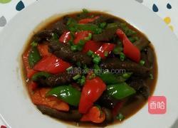 双椒炒海参的做法图解8