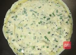 葱香鸡蛋芝麻饼的做法图解4