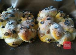 圣诞花环面包的做法图解13