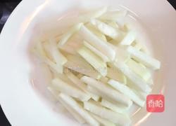 蒜蓉虾米炒芥菜头的做法图解2