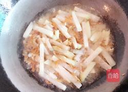 蒜蓉虾米炒芥菜头的做法图解10