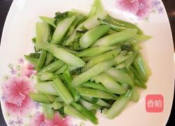 清炒白菜心的做法图解5