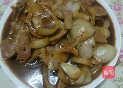 洋葱炒猪肝的做法图解6