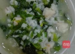 虾仁菠菜粥的做法图解4