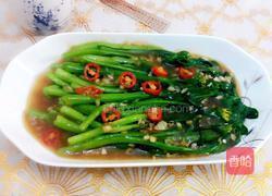 清煮油菜的做法图解5