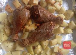 蒜香黑椒烤鸡腿的做法图解5